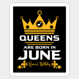 Queen's Birthday Sticker